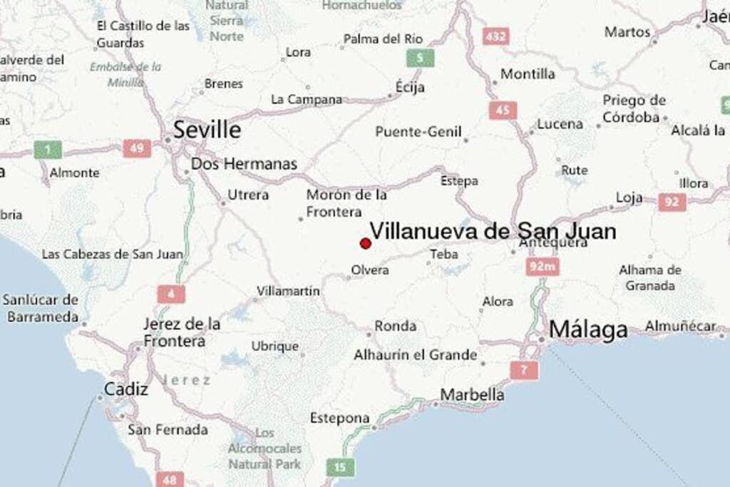 Apartamento Nuevo En Sierra Sur Sevilla Villanueva de San Juan Bagian luar foto